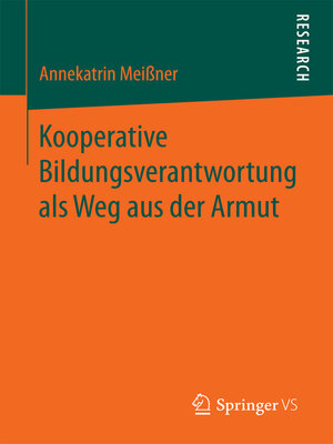 cover image of Kooperative Bildungsverantwortung als Weg aus der Armut